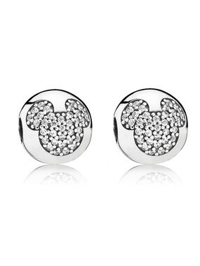 PAIR*** Mickey Mouse Sparkling Clip Charms | Disney Jewelry